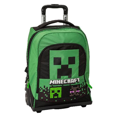 Franco Cosimo Panini Zaino trolley MINECRAFT - 33 L Verde e Nero 68342CO