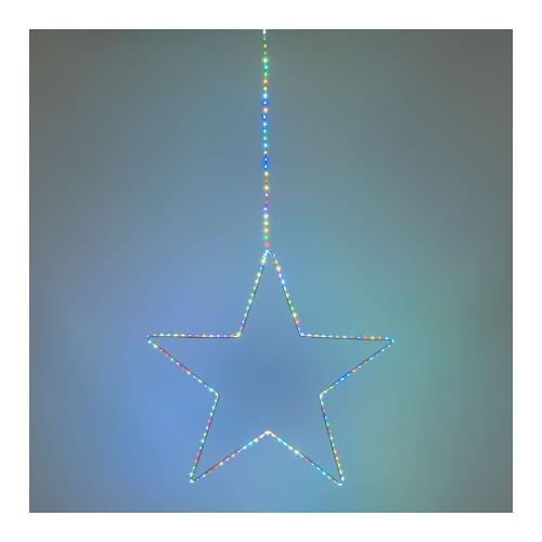 Decoro XMAS KING Stella Microled Multiflash L. 55cm nr 163 luci 69077