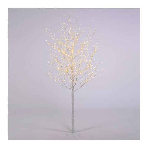 Lotti Albero Natale Leccio 640 Microled con Giochi Luce Calda Bianco 75344 (90x150cm)