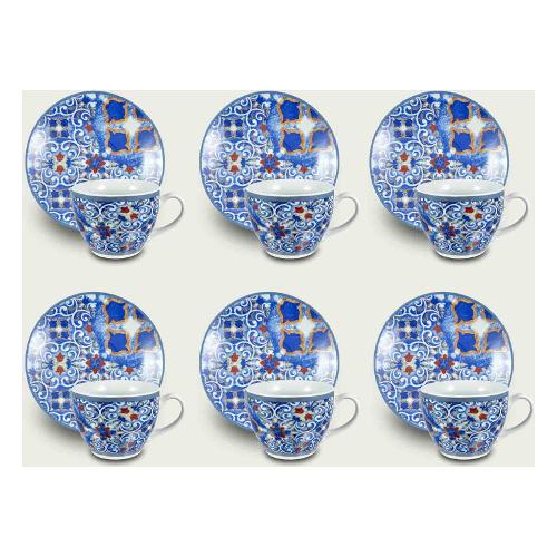 Ar.Ca. Set tazzine caffè con piatto 6 pz FORTE DEI MARMI Assortito 57711