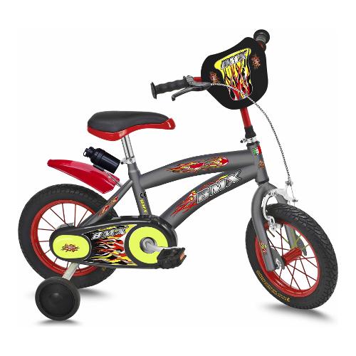 Cicli Roveco Mountain Bike acciaio ( 1 vel ) 12" BMX Grigio e Rosso 801