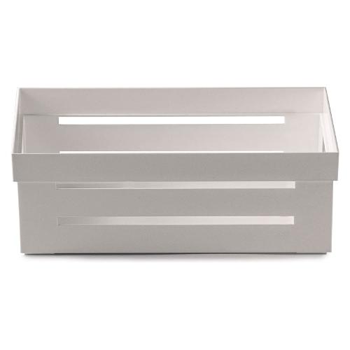 Cassetta STORAGE BOX Multiuso Impilabile Bianco 29,5 x 20 x 10 cm 000908