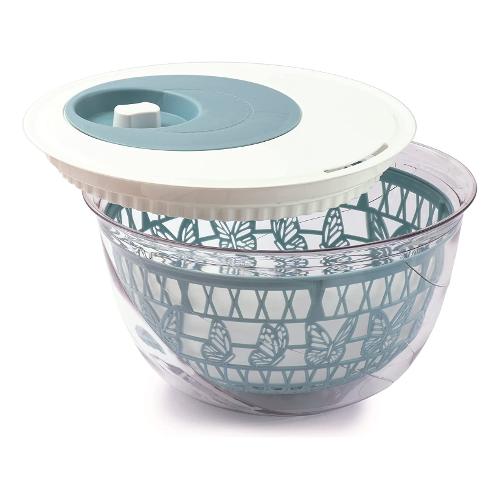 Snips Centrifuga insalata (4L) Madame Butterfly Bianco e Azzurro 020475