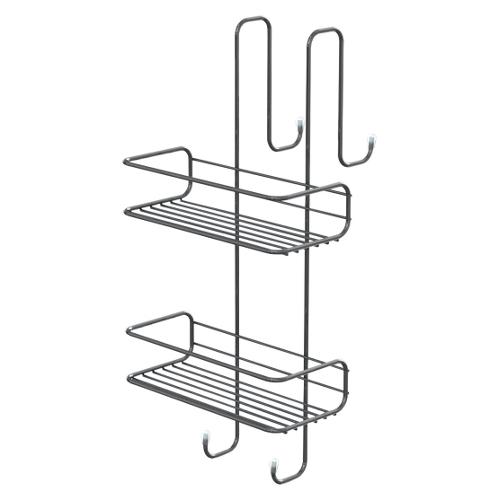 Gedy Cestello box doccia TITO Appendibile 2P Rettangolari Cromo lucido (24x22x49 cm) 2485 13