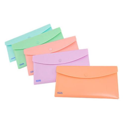 Cartella a busta con clip A5 Fluo 24 x 17 cm 387 Ass