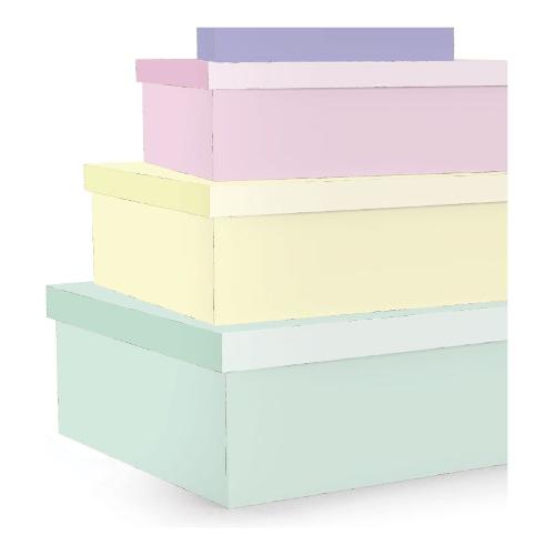 Marpimar Scatola regalo PASTEL assortito (18x4x10 cm) SCCC57
