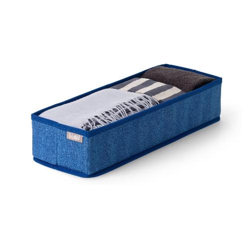 Contenitore salvaspazio DENIM Cassetto Ordinatore Blu VLCSTDE04012