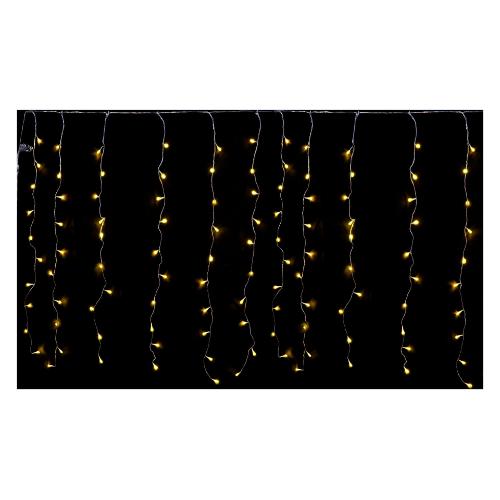 Pre Qu' Italia Tenda luminosa Prolungabile con Giochi Luce (400x100 cm) nr 240 luci Bianco caldo D3743