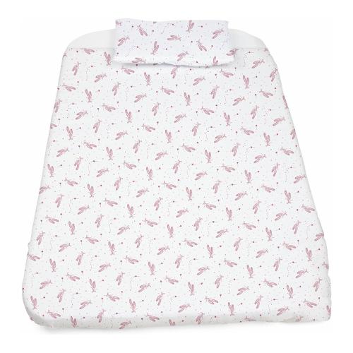 chicco Set di 2 lenzuola con angoli per Next2me Forever, Pink