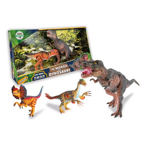 Teorema Coppia Dinosauri con suoni e luci GEO NATURE Assortito 67950