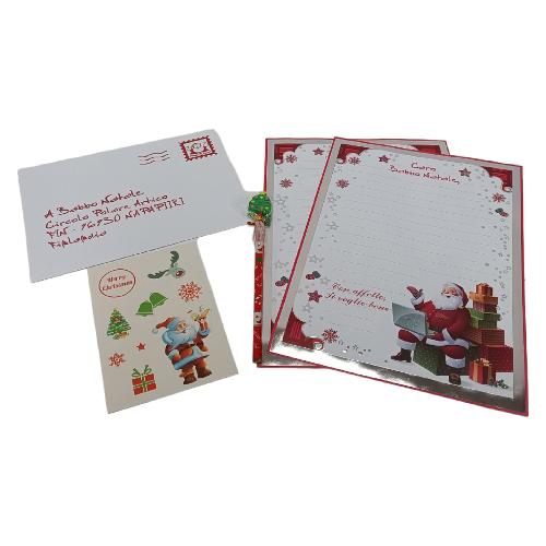 Due Esse Christmas Set biglietti Natale Kit Letterina Babbo Natale (1pz) XNA13004051