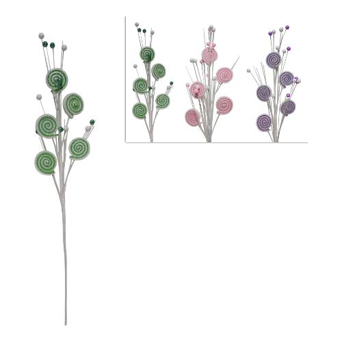 Due Esse Christmas Decoro Stelo Lecca Lecca 67 cm Assortito XNA22027341