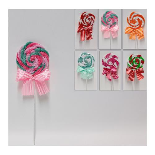 Due Esse Christmas Decoro Spillone Lecca Lecca 31 cm Assortito XNA22013461