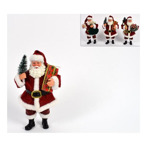 Due Esse Christmas Decoro Babbo Natale con Doni 18 cm Assortito XNA21031091