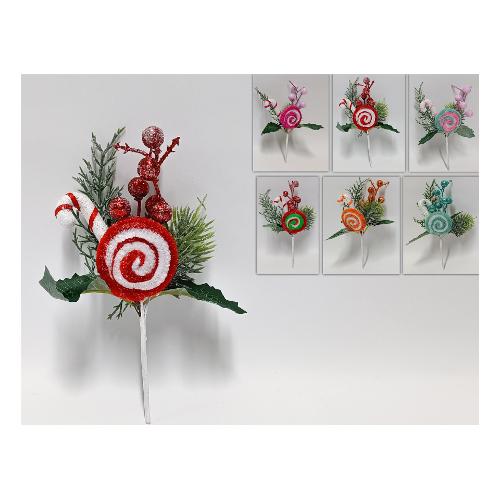 Due Esse Christmas Pick Lecca lecca (22cm) Assortito XNA22013601
