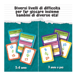 Tabelline e Problemini, Gioco per Bambini da 5-10 Anni, Lisciani Giochi  100491