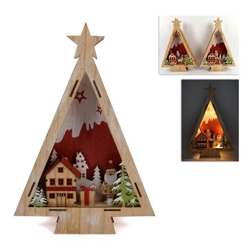 Due Esse Christmas Decoro Albero Scenario Natal.Con Luci Assortito XNA20011531
