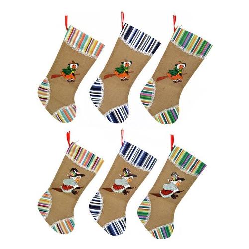 Due Esse Christmas Calza befana Juta (34cm) Assortito XNA13005081