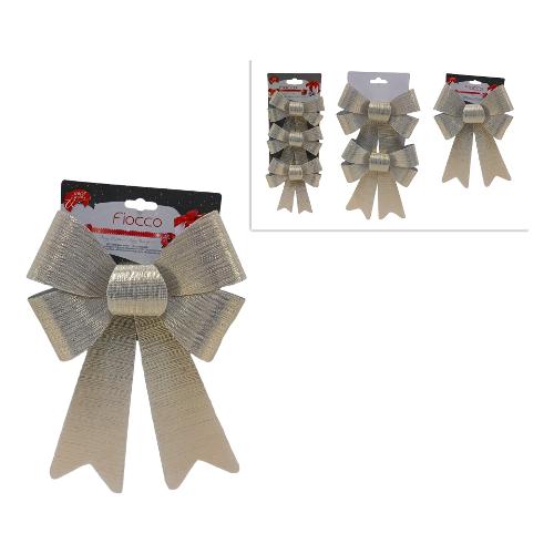 Due Esse Christmas Fiocco decorativo Natale (1pz) CHRISTMAS Assortito Oro XNA23004531