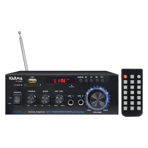 Karma Amplificatore PA 2.0 2362BT Black 30w per canale