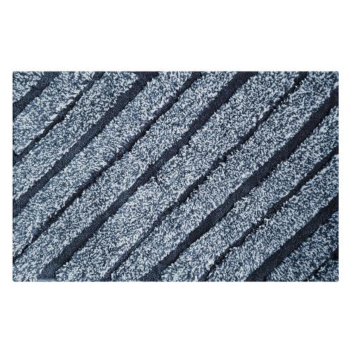 Quarzo Bianco Tappeto bagno SATURNO Azzurro (110x60cm) 17751