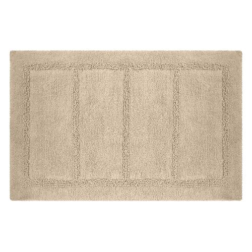 Quarzo Bianco Tappeto bagno PLUTONE Ecrù (90x60cm) 17591