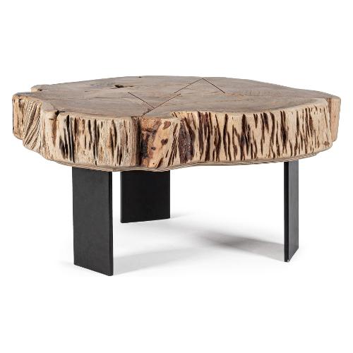 Bizzotto Homemotion KEVAL Tavolino Natural (70cm)