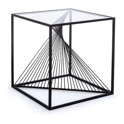 Bizzotto ESPIRAL Tavolino Nero (50cm)