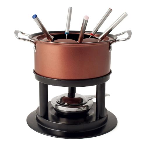 Home Set fonduta Alluminio 11 pz HOME Rosso e Nero 8863100