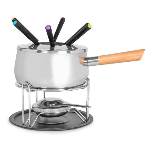 H&H Set fonduta Inox 11 pz HOME Cromo lucido 9023300