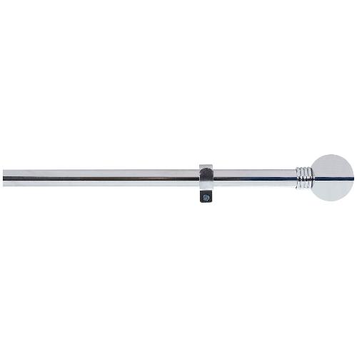 Cintacor Kit bastone tenda Sfera (160x1,9 cm) KITS METAL Cromo lucido FK174