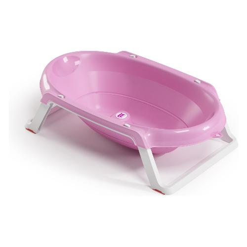 Okbaby Vasca bimbo pieghevole (81,2x48x21,8cm) ONDA SLIM Rosa 895 14
