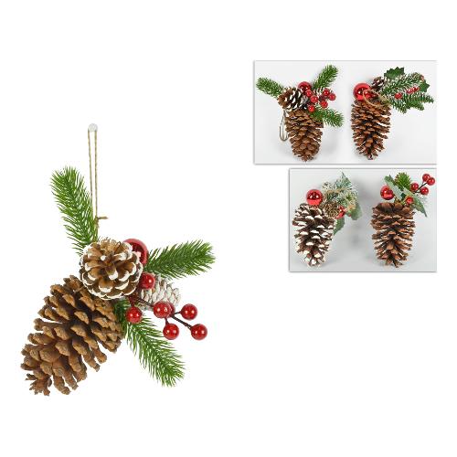 Due Esse Christmas Decoro Pigna con Decorazioni Assortito XNA21036211