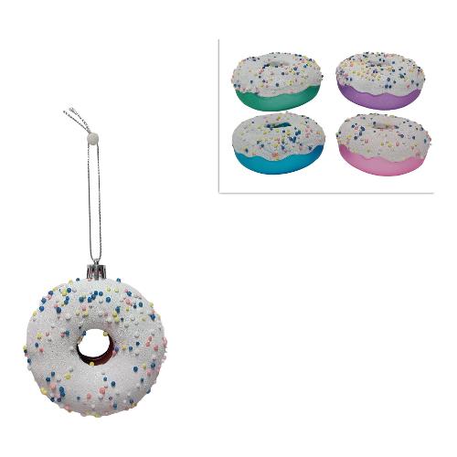 Due Esse Christmas Decoro Appendibile Ciambella 9 cm Assortito XNA22023711
