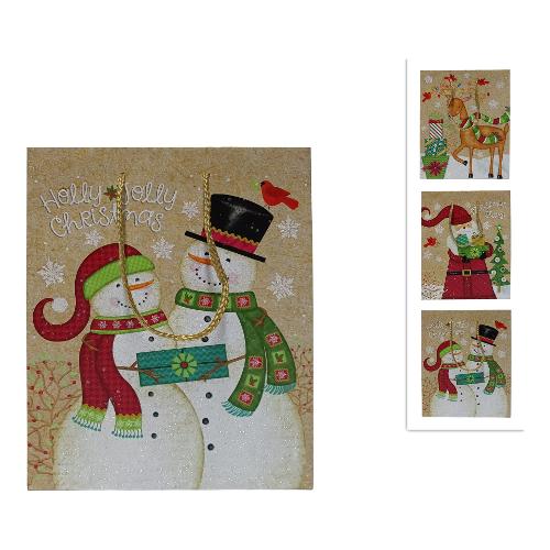 Due Esse Christmas Shopper Natale Personaggi Natale (25x10x33cm) Assortito XNA21032801