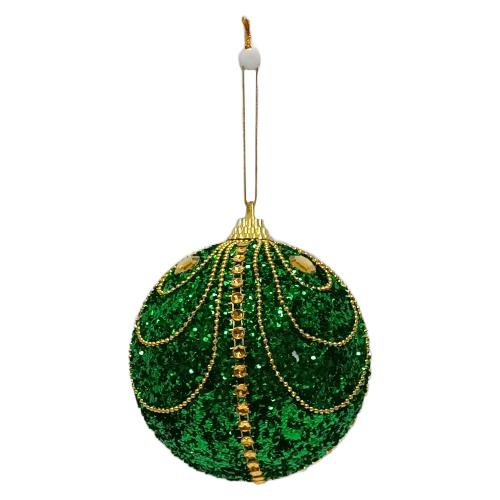 Due Esse Christmas Pallina albero (10cm) Plastica CHRISTMAS Verde XNA23008281