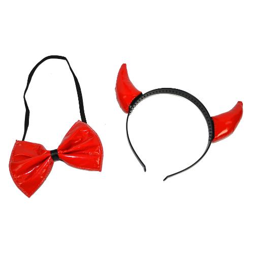 Due Esse Christmas Cerchietto Papillon Diavolo HALLOWEEN XCA14000621