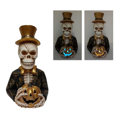 Due Esse Christmas Busto Scheletro Decorazione Halloween Assortito XHW22000731