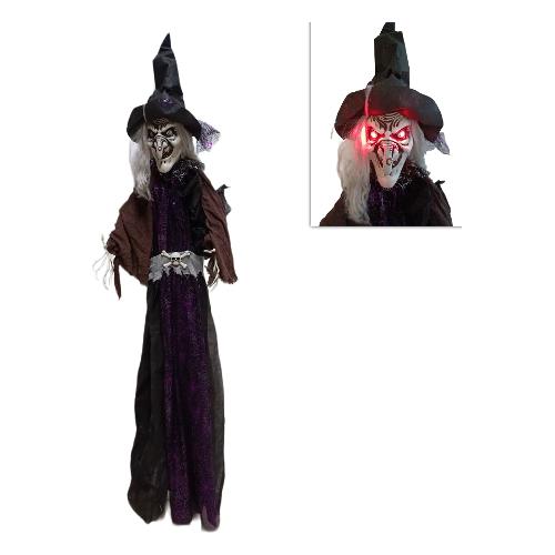 Due Esse Christmas Appendino Strega 180 cm con Luci Decorazione Halloween Assortito XHW22000311