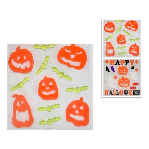 Due Esse Christmas Vetrofanie con Zucche Decorazione Halloween Assortito XHW14000301