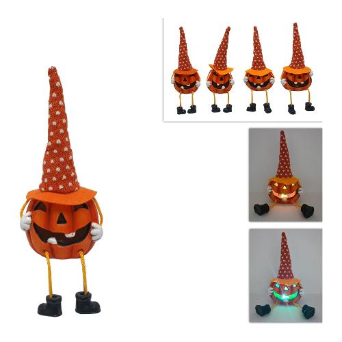 Due Esse Christmas Zucca Seduta con Luci Decorazione Halloween Assortito XHW22000661