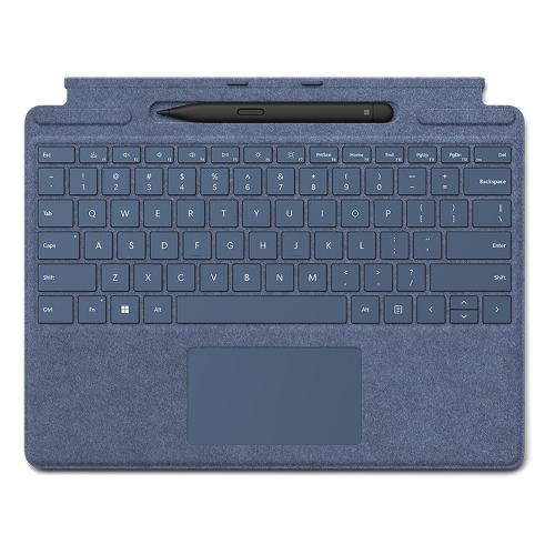 Microsoft Custodia con tastiera Con Surface Slim Pen 2 SIGNATURE Sapphire 8X6 00106
