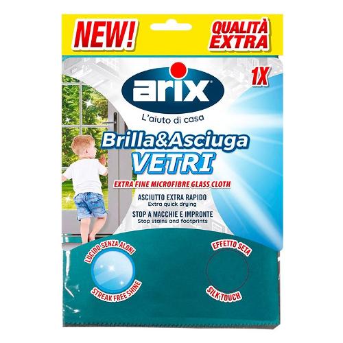 Arix Panno TNT (32x30cm) Brilla & Asciuga Vetri 28489