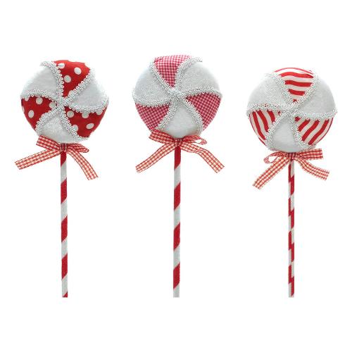 General Trade Decoro Natale Caramella Bianca e Rossa Assortito (9,5x33 cm) 434570