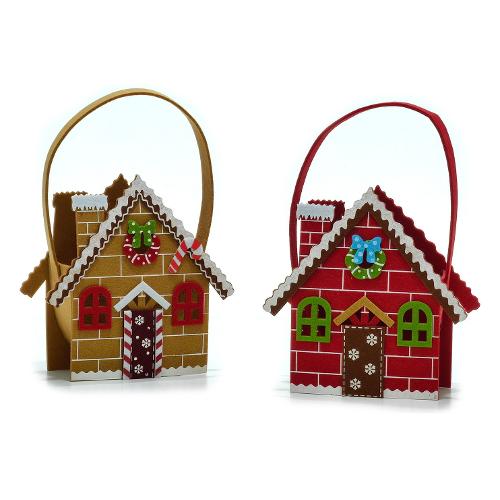 General Trade Decoro Natale Cestino Zenzero Assortito (27 cm) 437488