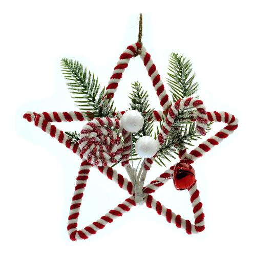 General Trade Decoro Natale Pendaglio Stella Caramella Assortito (23 cm) 433754