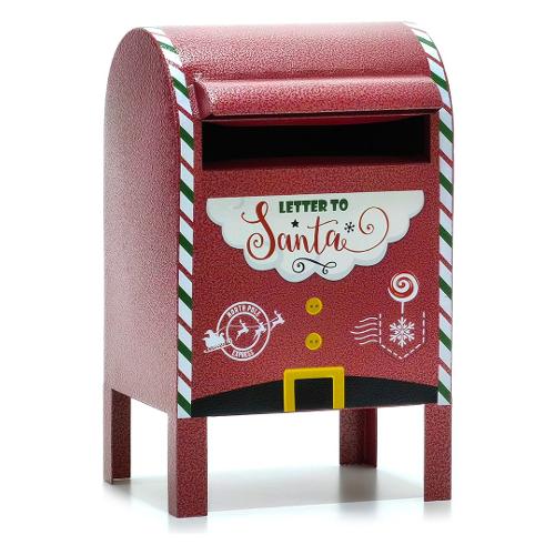 General Trade Decoro Natale Cassetta Postale Latta (20,5x18,5x34 cm) 413724