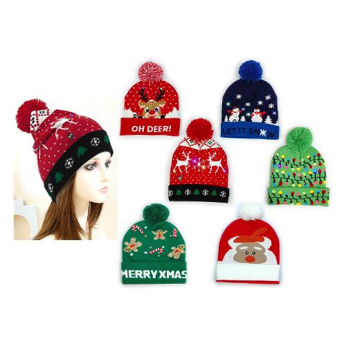 General Trade Berretto Natale Con luci (Taglia unica) Assortito 513022