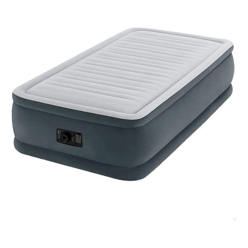 Intex Materasso gonfiabile Una piazza Comfort Plush Elevated DURA BEAM Grigio 64412ND