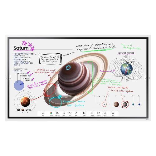 Samsung Display professionale 65" 4K 2160p FLIP PRO Interactive White e Black LH65WMBWBGCXEN